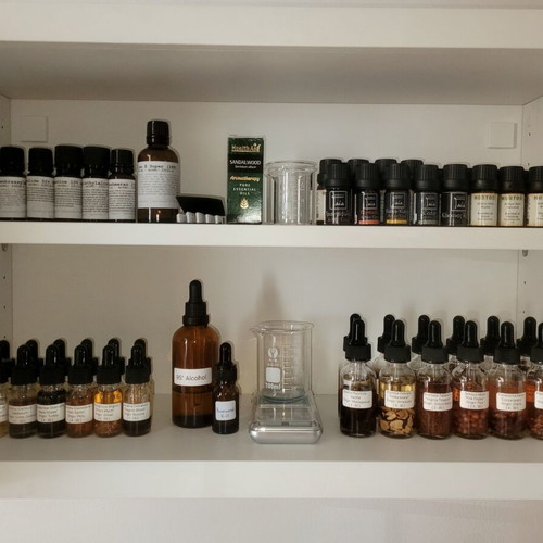 Complete Perfumery Kit with Essential Oils and Equipment, new