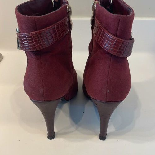 Bordeaux Axel ankle boots used, size 38