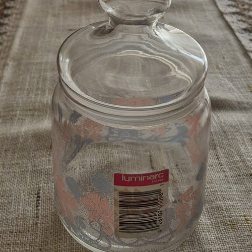 Luminarc food storage jar 650 ml like new