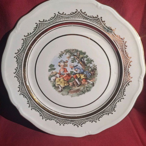 Furstenberg Germany wall plate used, 26 cm diameter