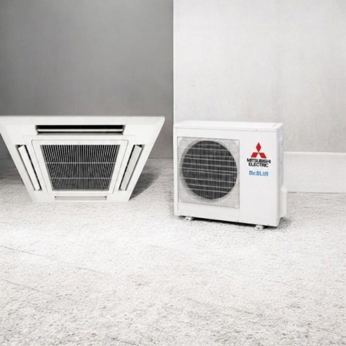 Mitsubishi Electric Mr. Slim Inverter 24,000 BTU Ceiling Cassette Air Conditioner used