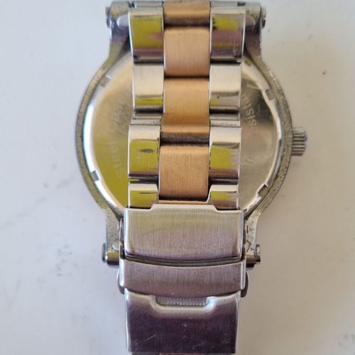 Loisir women's wristwatch with quartz, two-tone bracelet