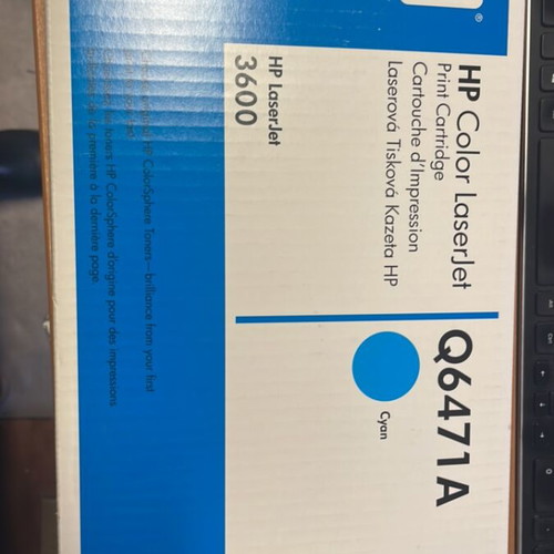 Hp Color Laserjet 3600 Q6471A Cyan original new