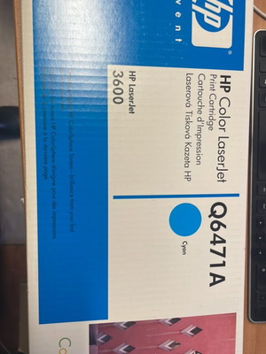 Hp Color Laserjet 3600 Q6471A Cyan original new