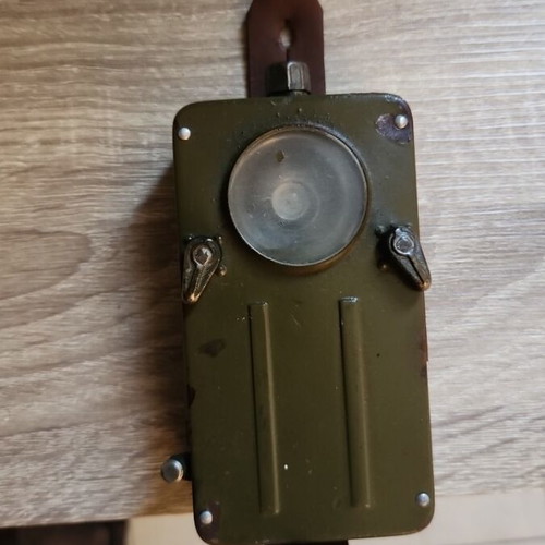 Military flashlight used, old