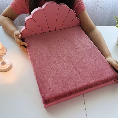 Large leather doll bed