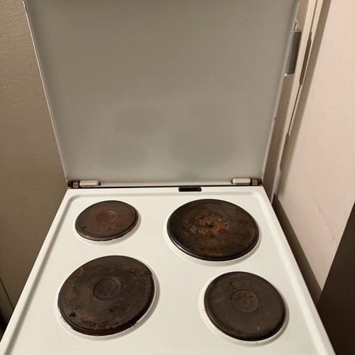 Enamel kitchen stove used