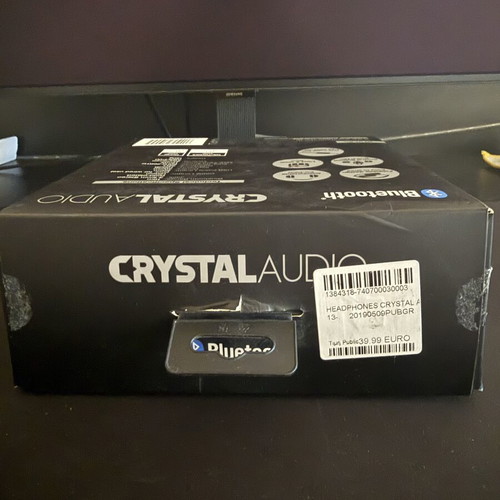 Crystal Audio BT-01-KG Wireless On-Ear Headphones like new