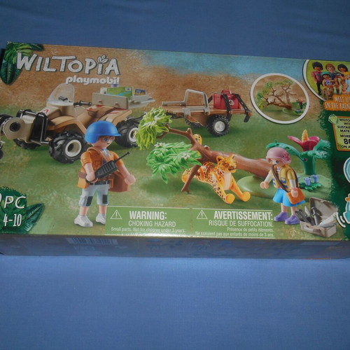 Playmobil 71011 Wildtopia Animal Caretakers with Exploration Vehicle new