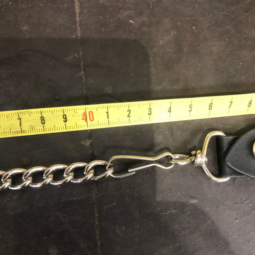 Easy Rider belt key chain used, leather clip 40cm