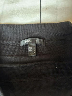 Mango Suit Μαύρη φούστα τύπου μπαντάζ μέγεθος S XS σαν καινούργια