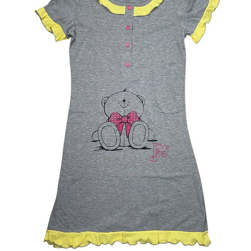 Rachel gray melange summer nightdress new with Forever Friends print