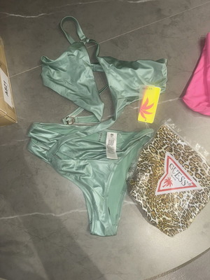 Guess bikini medium new with tags, green