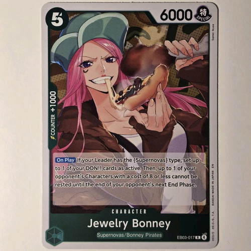 one piece card game jewelry bonney One Piece TCG: Official Card Sleeves - Store Edition Vol. 5