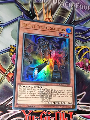 Orcust Cymbal Skeleton Yu-Gi-Oh card new ultra rare