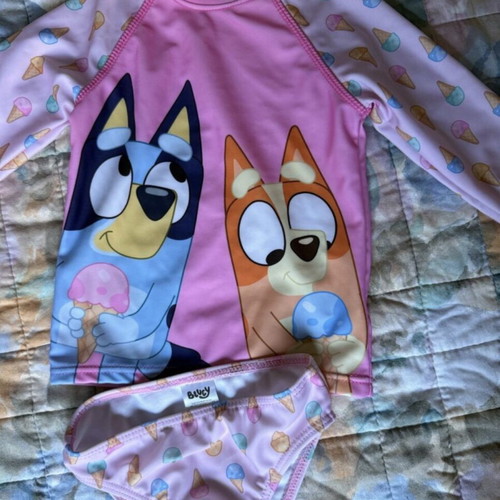 Swimsuit set of 3 pieces new, 12 months and one-piece 18 months