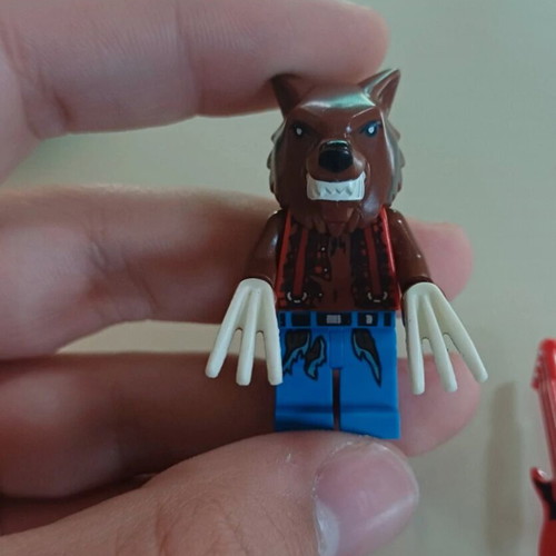Lego Monster Fighters Werewolf like new, glowing in the dark figure