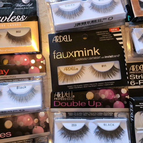 Eyelashes new, various sizes and types