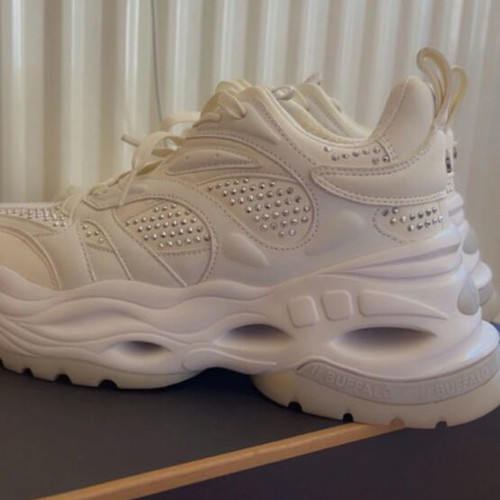 Buffalo white sneakers new, size 38