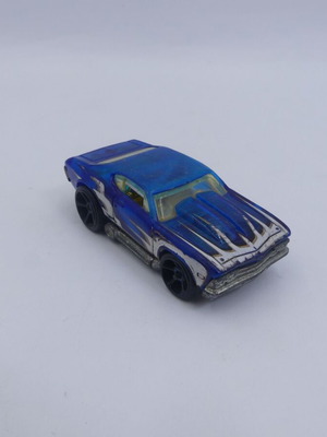Hot Wheels 2009 Track Stars '69 Chevelle μπλε 1:64 μεταχειρισμένο die-cast αυτοκίνητο 2 7/8"