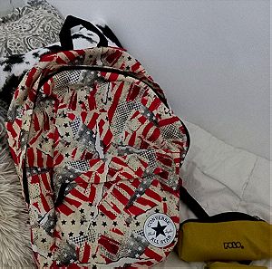 All star converse backpack με δώρο κασετίνα polo