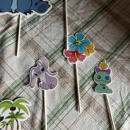 Lilo & Stitch Party Decorations and Cupcake Toppers new