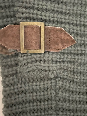 Leg warmers like new, gray color