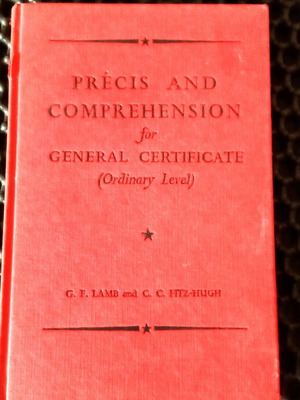 Précis & Comprehension for G.Certificate μεταχειρισμένο βιβλίο αγγλικών