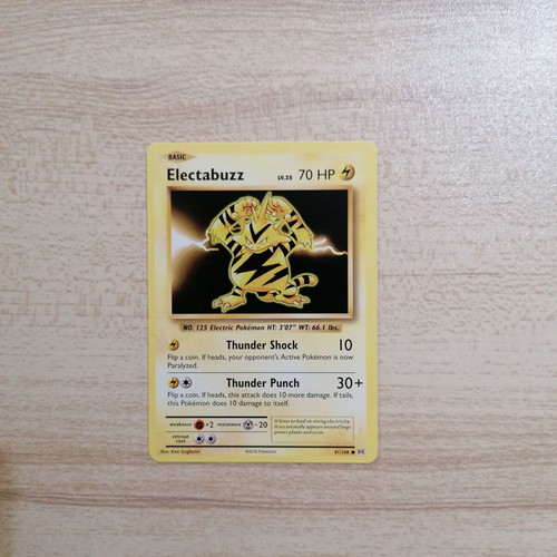 Pokémon Electabuzz Evolutions 2016 card new