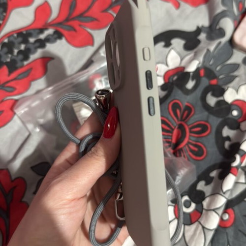 iPhone 16pro phone case new with strap and corner protectors