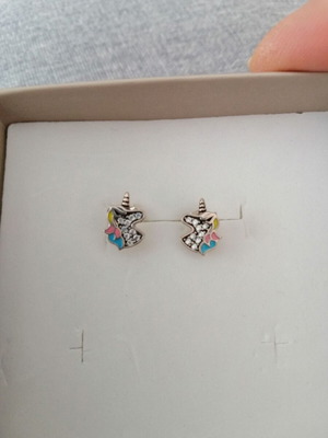 Silver 925 earrings with zirconia new, Kenya
