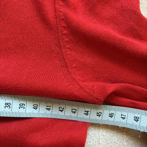Red Hot Deux Pièces Knit Bundle V-Neck Cardigan & Wool Blend Jumper Set Size M