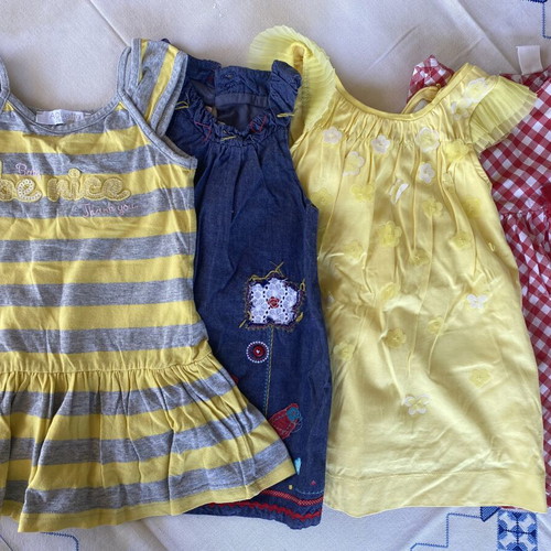 Baby dresses pack like new, sizes 9-18 months