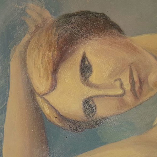Nude oil painting artwork by Theio Nick new 70x90 cm