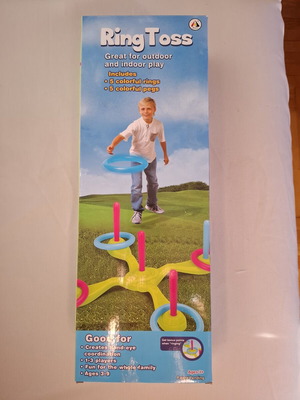Ring Toss game like new, challenge for kids and adults
