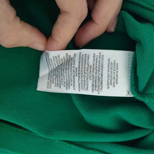 Ralph Lauren men's polo shirt green, custom slim fit, like new, size L