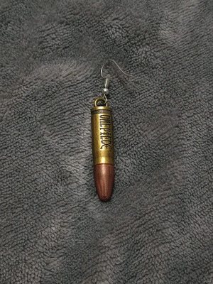 One Piece bullet σκουλαρίκι καινούργιο, χρυσαφί