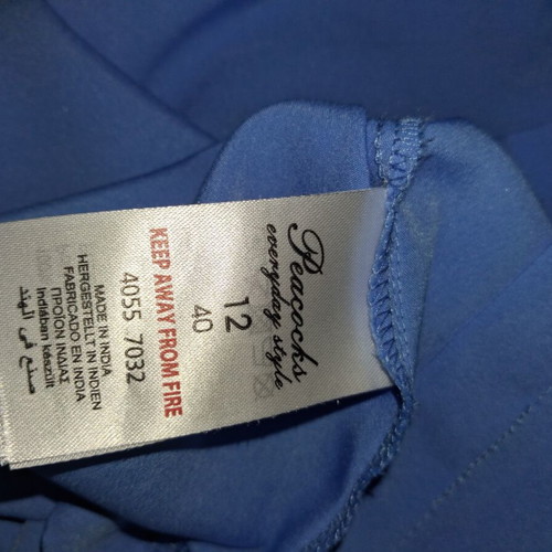 Blouse blue shade, like new, size L