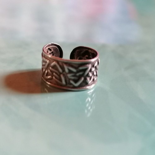 Silver 925 ear cuff earring open with Celtic design new