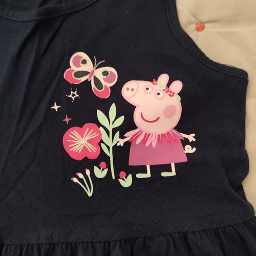 Peppa Pig mako dress like new, ages 4-6, blue