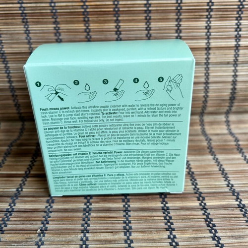 Clinique Fresh Pressed Powder Cleanser with Pure Vitamin C new