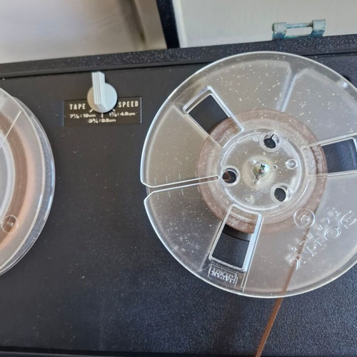 Sony antique tape recorder used