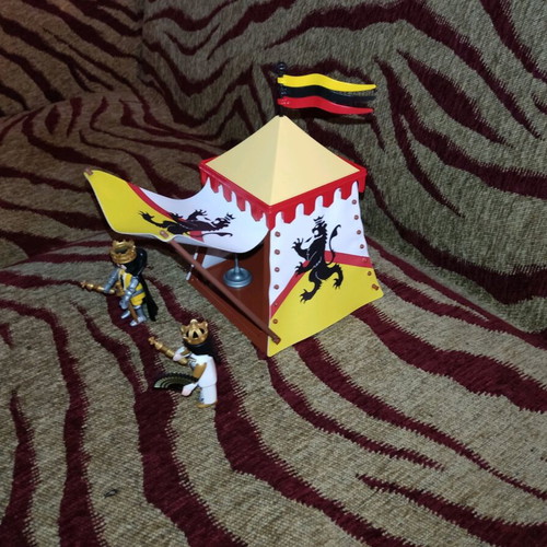 Playmobil royal lionheart knights tent custom new