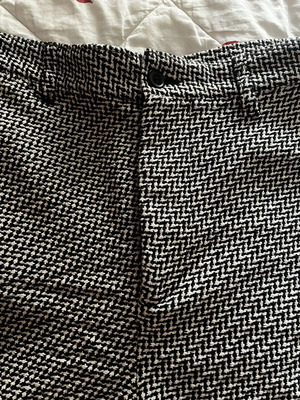 Zara men's shorts, black and white, size L