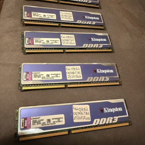 Kingston HyperX Blu 12GB DDR3 RAM used, 6x2GB 1600MHz
