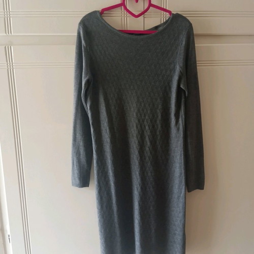 Esmara sweater dress with beautiful knit like new, gray