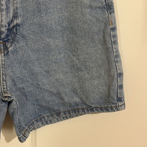 Pull & Bear blue mom fit denim shorts