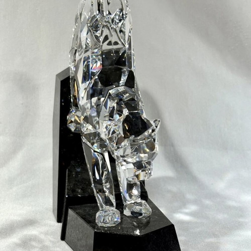 Swarovski Soulmates Panther Clear crystal sculpture like new