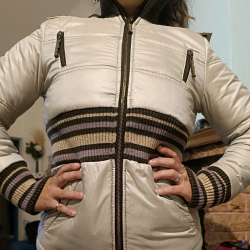 Toi&Moi Snow Patrol puffer jacket like new, beige, size S
