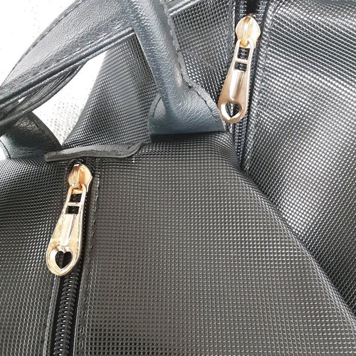 2 in 1 bag used, backpack and handbag, black